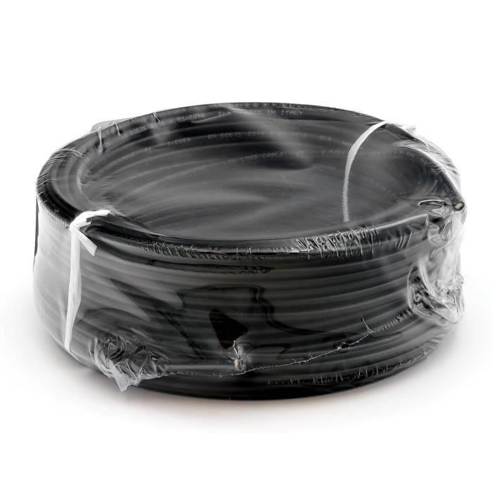 Câble Coaxial RG58 5m BNC Mâle/femelle - Rallonge Antenne CB, Radio Amateur, WiFi - Faible Perte