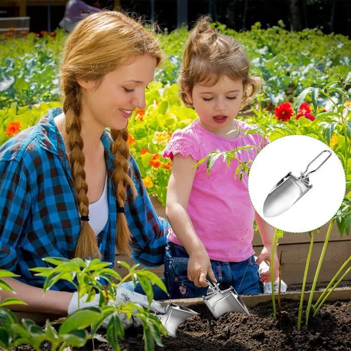 Inet-Trades Mini Pelle Pliable Acier Inox – Sac Inclus – Camping/Jardin/Randonnée