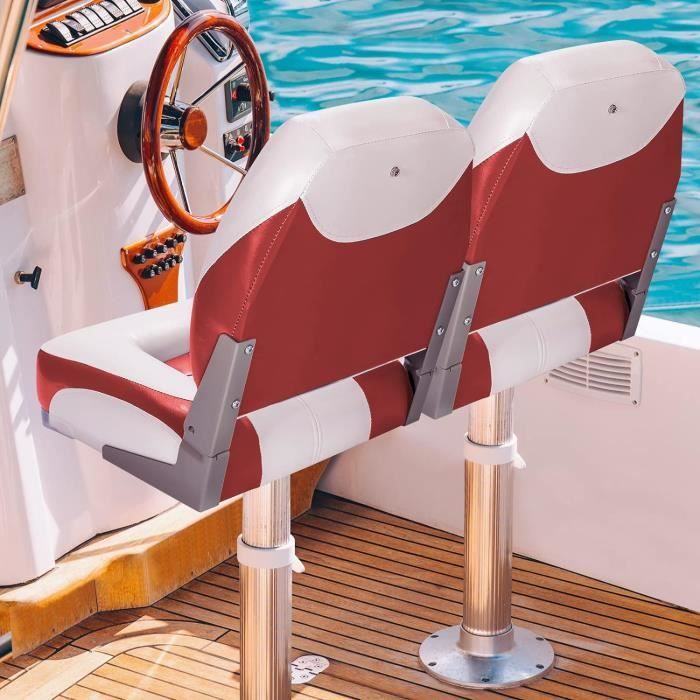 Ensemble De Sièges De Bateau Pliables Lot De 2 Dossier Haut Vidaxl 79356509