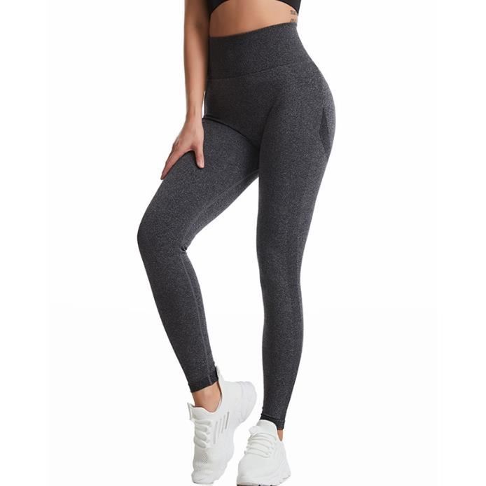 Legging Sport Femme Push Up Taille Haute Sans Coutures - Leggings Yoga Pilates Anti Cellulite Compression