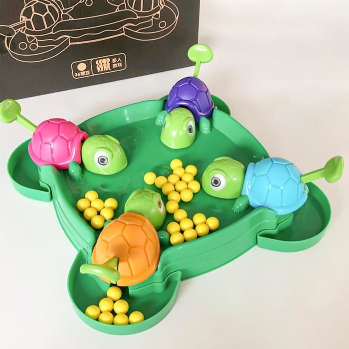 Generic Jeu de Tortue Affamée pour Enfants, Jeu de société Interactif Parent -Enfant pour Manger des Tortues, Exercice de Développement Intellectuel, Matière Plastique, 9,84 Pouces
