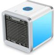 Refroidisseur Air Portable 3 en 1 - VELUNOR - Ventilateur USB Réglable - Climatiseur Personnel - Rafraîchissement Humidification