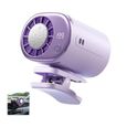Climatiseur à clipser pour voiture, ventilateur portable 2026 avec affichage LED et semi-refroidissement à 16 ℃, rotation à 360°