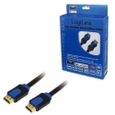 Logilink 4260113572979 - CABLES HDMI -  CHB1110 Câble 10 m Noir, Bleu-0