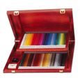 STABILO CarbOthello - Coffret bois - lot  60 crayons de couleur fusain pastel-0