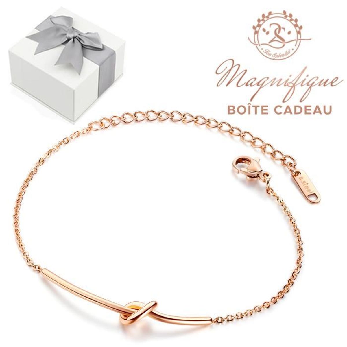 2splendid Bracelet Femme Avec Cristaux Swarovski Baigne Dans L Or Blanc Ç€ Joli Ecrin Cadeau Offert Ç€ Idee Cadeau Noel St Valentin Achat Vente Parure Bracelet En Cristal Swarovski Metal Argente