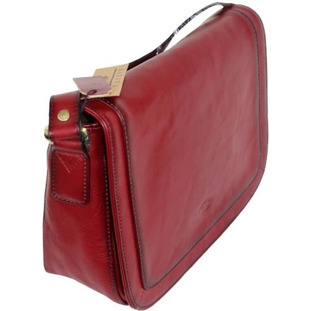 KATANA sac besace en cuir réf 82369 rouge (3 couleurs disponible) Rouge
