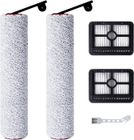 DASINKO Accessoires pour Dreame H12 Pro Ultra / H13 Pro Aspirateur Eau et poussière, 2 rouleaux de brosse + 2 filtres HEPA + 1 brosse de