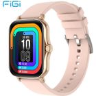 Montre Connectée FiGi Y20 - Or - 1.7" Ecran - IP67 Etanche - Bluetooth 5.1 - Android/IOS