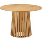 HAPPY GARDEN Table à manger ronde 110cm style scandinave LIV