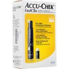 Stylo autopiqueur - Accu-Chek - Fastclix - 11 profondeurs réglables - Piquage sans douleur - Noir