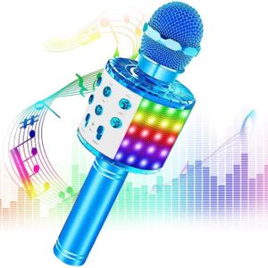 MICRO - KARAOKÉ ENFANT Microphone Karaoke Sans Fil - AC/DC - Bluetooth Po