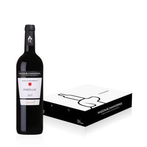 VIN ROUGE Vin AOC Pauillac 2017 - Carton de 6 bouteilles - M