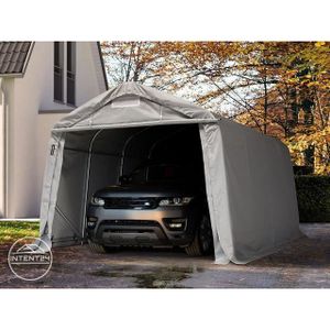ABRI JARDIN - CHALET TOOLPORT garage PVC 3,3x4,8 m abri véhicule PVC en