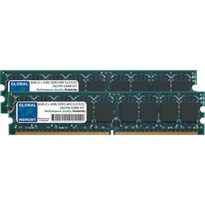MÉMOIRE RAM 8Go (2 x 4Go) DDR2 800MHz PC2-6400 240-PIN ECC DIM