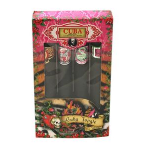 COFFRET CADEAU PARFUM 4 Pc. Gift Set ( Contains Eau De Parfum Spray 1.17 Oz - 35 Ml Of Snake Tiger Zebra & Heartbraker )
