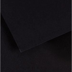 Canson MiTeintes Papier à dessin A4 160g/m² Grain nid dabeille 2 1 x 29,7 cm Noir Lot de 50 