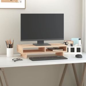 Support écran en bois sur pied, tendance dans les bureaux – Craft Kittiesfr