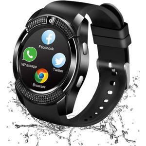 MONTRE CONNECTÉE Montre Connectée, Bluetooth Smart Watch Etanche Mo