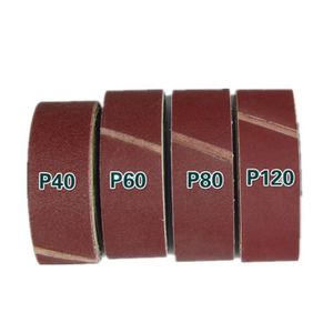 grain 60/ Lot de 10/ bandes abrasives 75/ x 533 / Tissu pour ponceuse /à bande//Papier abrasif//bandes abrasives