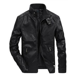 Veste en simili cuir homme pas cher clearance