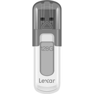 CLÉ USB Clé USB 128Go JumpDrive Lexar 3.0 V100 grise