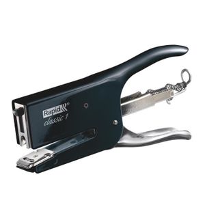 Schneider Novus B 8 FC Agrafeuse 2 En 1 - 50 Feuilles - Agrafage Normal Ou Bypass - Bleu