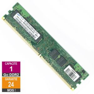 MÉMOIRE RAM Barrette Mémoire 1Go RAM DDR2 Samsung M378T2863RZS
