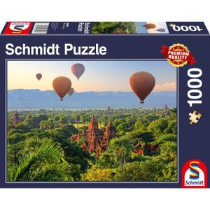 PUZZLE Puzzle Montgolfières Mandalay Myanmar Schmidt 1000