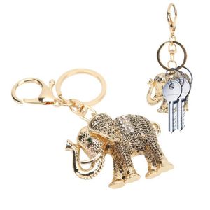 Porte-clé en forme d'éléphant, drôle et mignon, dessin animé, époxy, œil de  vache, porte-clés de voiture, pendentif de sac