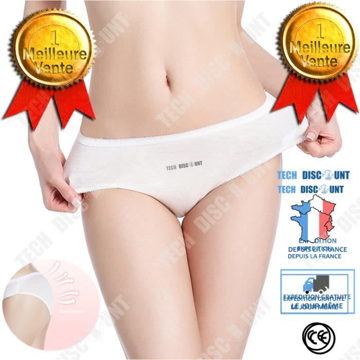 Slip jetable femme pour top voyage