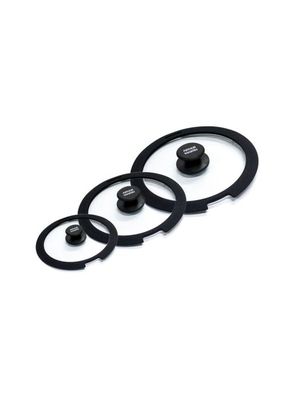 Couvercle Universel En Verre Et Silicone Rosenstein & Söhne - Adaptable 16 à 20 Cm - Neuf