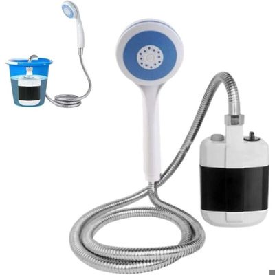 LIEBMAYA Douche Portative 12V Allume-Cigare – Pompe Submersible, Tuyau 2 M, Câble 5 M, Ventouse Et Crochet, Pour Camping Voiture Chien
