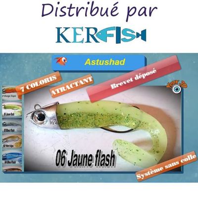 Tête Plombée Fiiish Shore Crazy Sand Eel – 7g – Kaki, Pour Traquer Le Bar !