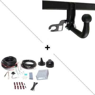 Attelage Fixe + Câblage 7 Broches Pour Volkswagen Caddy V (2020>) & Ford Tourneo Connect | Capacité 1897kg