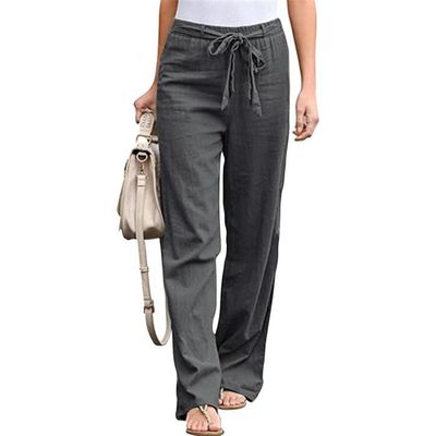 Pantalon Jambe Large Femme Pantalon Fluide t Trousers