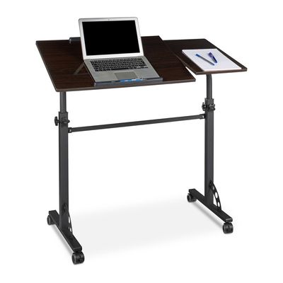 Support Accoudoir Bambou Relaxdays - Tablette Canapé Pliable Avec Repose-Boissons, Naturel