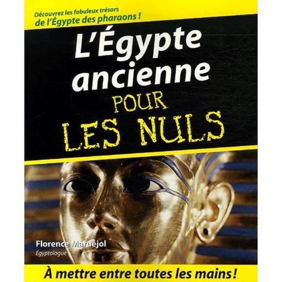 L Egypte Ancienne Pour Les Nuls Cdiscount Librairie