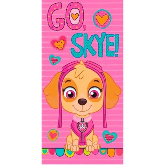 Paw Patrol Serviette de Bain Fille à Capuche Poncho de Bain