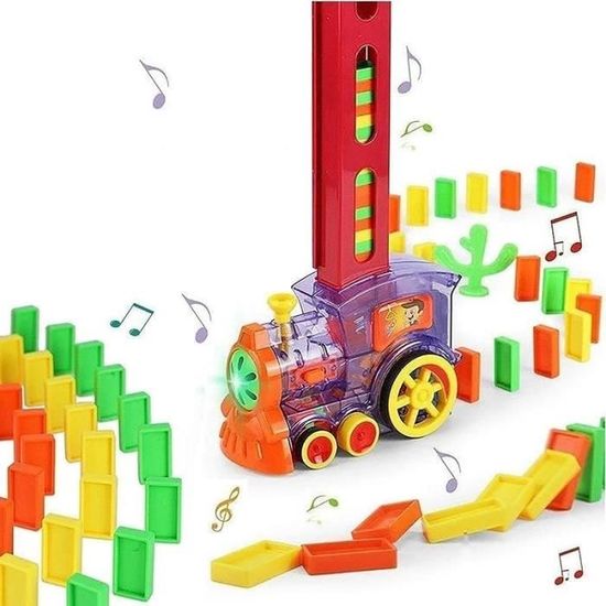 Train électrique éducatif Avec Lumière Et Musique - 6 Marionnettes, Jeux De Tri Et Chiffres - Pour Enfants Dès 1 An