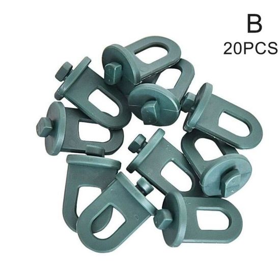 Clips De Fixation De Cage De Lapin, 8 Pièces, Bord De Fixation De