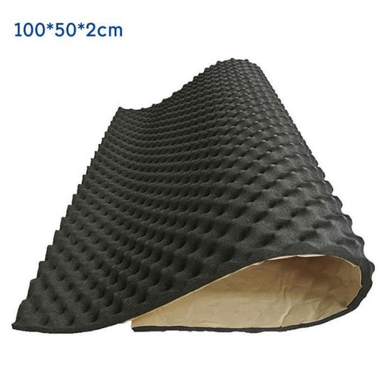Lot De 9 Tapis Isolation Acoustique Auto - 50x30cm - Coton Mélangé - Anti-bruit Et Anti-chaleur