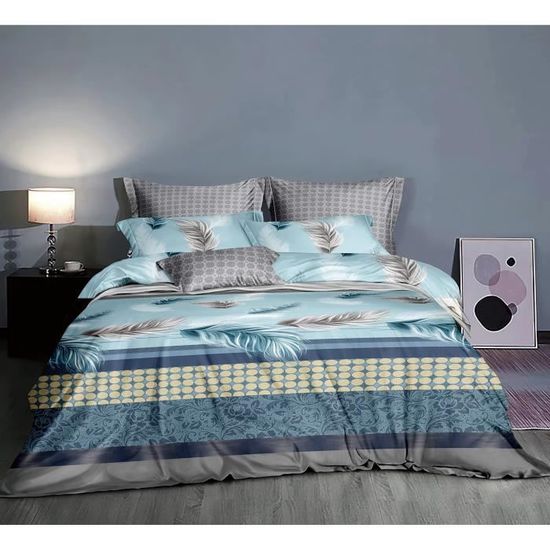 Fanny & Céline Couette Chaude 600 GSM 220x240cm Ultra Gonflant Douceur Extrême MING19-2429