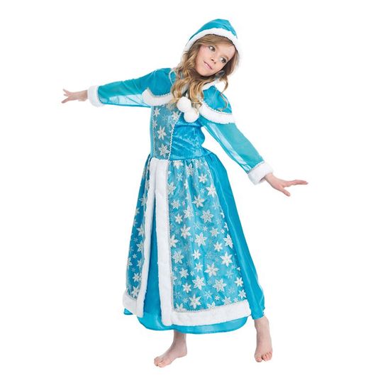 Déguisement Petite Princesse Des Neiges CHAKS Fille Bleu