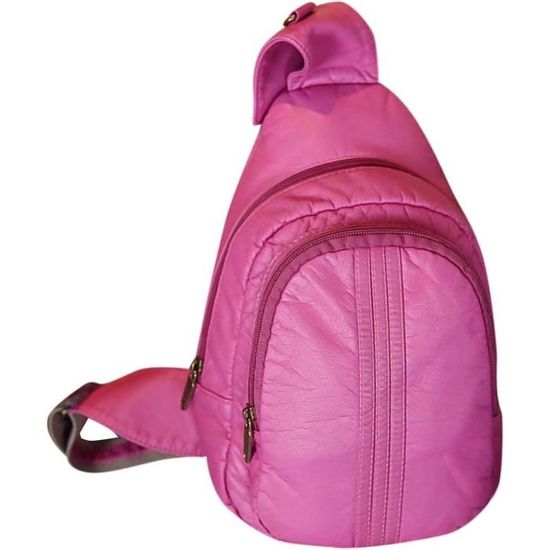 Sac de Poitrine - AMOUNE - Imperméable - Grande capacité - Ergonomique - Noir
