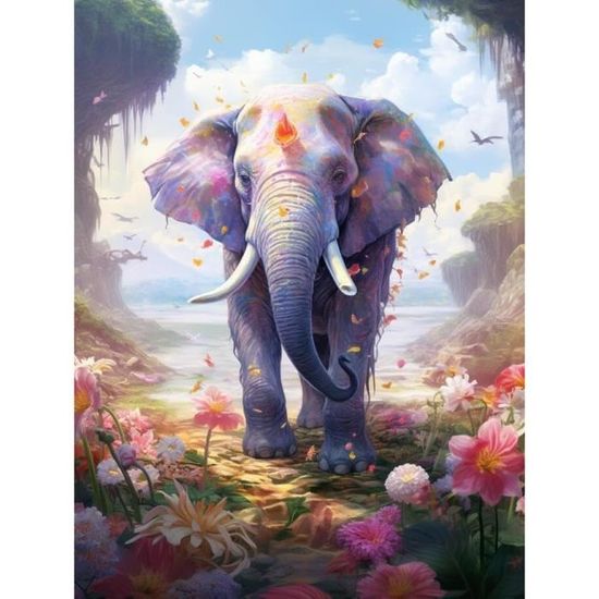 Diamond Painting Bouddha, DIY Broderie Diamant Peinture Kits Bouddha Endormi De Lotus, 5D