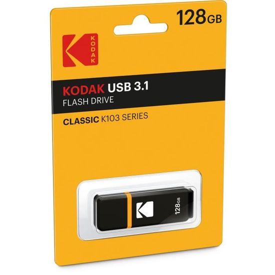 KODAK K100 Clé USB 3.1 - 128 GB - Noir