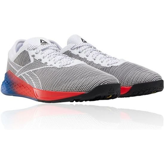 Baskets de sport CrossFit Nano 9 pour hommes Reebok - Gris et blanc