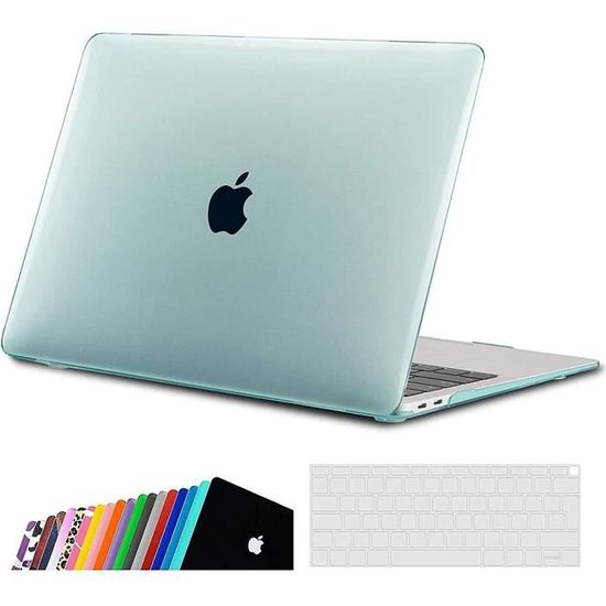 Coque Compatible Avec MacBook Air 13 Pouces M1 Compatible 2021-2018 A2337 A2179 A1932,Coque Rigide&Housse Clavier&Film D'écran&Sac - Informatique