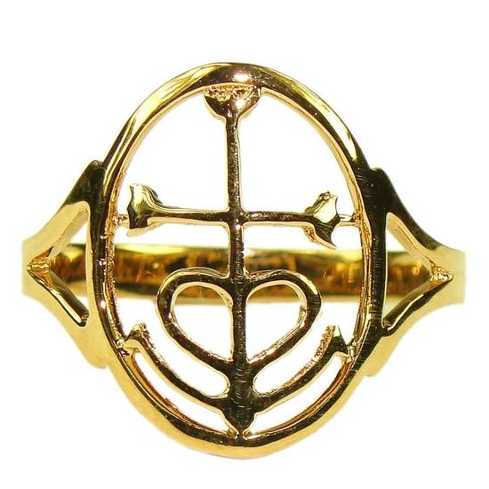 Bague croix camarguaise Clearance